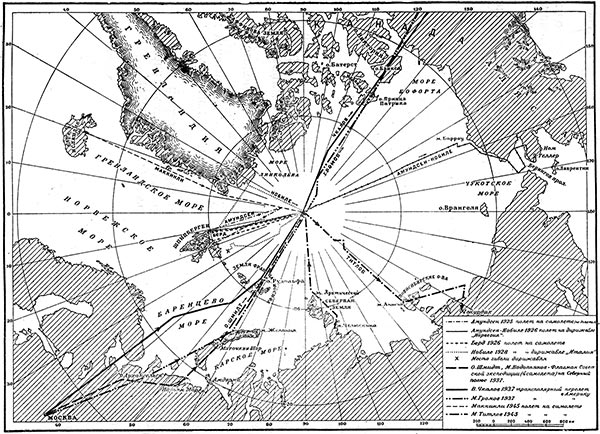 Полет м. а. титлова на северный полюс (1945)