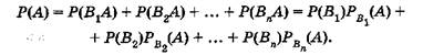 Теорема сложения вероятностей совместимых событий.