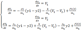 Вывод системы дифференциальных уравнений.